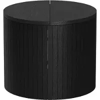 Vicco Table basse Tavilo Chêne/noir 38x38cm, Model 55190