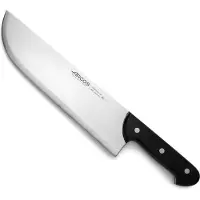 Arcos Couteau de boucher Universal 286800 Acier inoxydable Nitrum et mangue Polyoxyméthylène et lame 30 cm et 4 mm d'épaisseur dans un étui