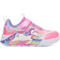 SKECHERS Baskets 'Unicorn Chaser' aqua / jaune / violet clair / rose clair