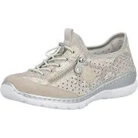 Rieker Damen Slipper Beige
