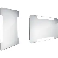 Neuveden Miroir de salle de bain avec éclairage LED Nimco 50 x 80 cm ZP 18001