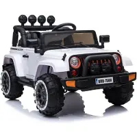 Lean cars Véhicule électrique pour enfants Jeep BRD-7588 Blanc