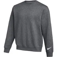 Nike Garçons, Pull-over, Park Fleece Crew Kinder-Sweatshirt, Gris, (XL)