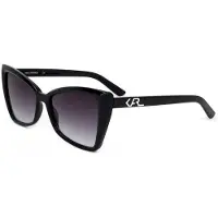 Karl Lagerfeld Kl6044s551700 55/17/140 Woman Sunglasses Noir Black/CAT3 Femme