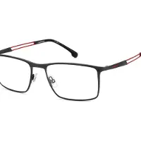 Carrera Lunettes de Vue 8898 55/18/140 Matte black red Metal frames MAN 8898