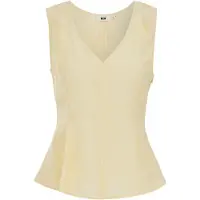 We fashion Haut jaune pastel
