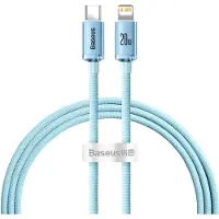 Baseus Câble Usb-C Do Ip Crystal Shine, 20W, 1.2M (Niebieski)