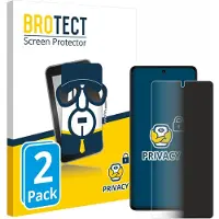 BROTECT Protection Anti-Espion (2 pcs, Xiaomi Poco M6 Pro), Téléphone portable : film de protection, Transparent
