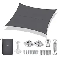 OEM Parasol, polyester haute densité, protège du vent, résistant aux intempéries, protection UV, idéal pour la terrasse, le camping, le jardin ou les fêtes, anthracite