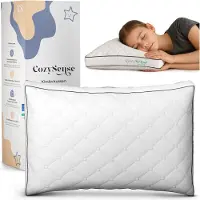 Unyqoos Oreiller pour enfant - Oreiller pour enfant - Oreiller pour tout-petit - Ergonomique et ajustable - 100% coton - Hypoallergénique - OEKO-TEX - 40x55cm - 2-12 ans