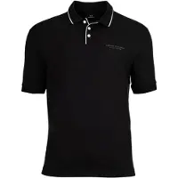 Armani Exchange Xm001557_af10363 Short Sleeve Polo Noir L Homme