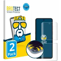 BROTECT Full-Screen Protection (2 pcs, Motorola Razr 60), Téléphone portable : film de protection, Transparent