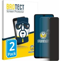 BROTECT Protection Anti-Espion (2 pcs, Motorola Moto G6), Téléphone portable : film de protection, Transparent