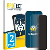 BROTECT Protection Anti-Espion (2 pcs, Xiaomi Poco F8 Pro), Téléphone portable : film de protection, Transparent