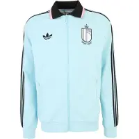 Adidas Veste de sport 'Belgium Away Anthem' bleu ciel / rose ancienne / noir