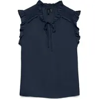 Vero Moda Chemisier 'VMALBA' bleu marine