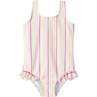 Name it Maillot de bain 'NMFZILUA' vert / rose clair / rose foncé / blanc