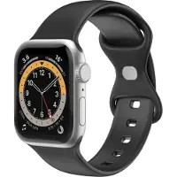 Celly Bracelet pour Apple Watch 38/40/41mm Silicone Noir