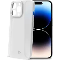 Celly Space (1 pcs, Apple iPhone 15, Apple iPhone 15 Plus), Téléphone portable : film de protection, Transparent, Noir