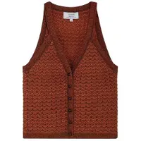 Scalpers Cardigan rouge rouille