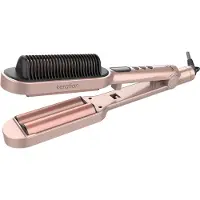 Ginza.se Ga. Fer à boucler à la kératine Ma Waver & Brush Warm Gold 70W