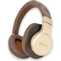 GUESS Casque intra-auriculaire Bluetooth Guessgubh604Gemw Brown/Brown 4G Script