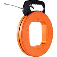 Vevor Câble de traction pour câbles électriques et téléphoniques 200 pieds 3/16 pouces Fibre de verre Boîtier en plastique haut de gamme