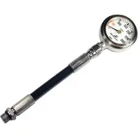 Metalsub Manomètre Tech Tempered Glass With Hose