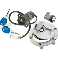 Vparts Yamaha Tzr 50 2003- Ignition Switch Noir,Argenté