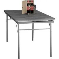 Northix Table de jardin pliante et extensible