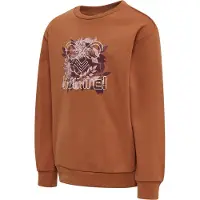 Hummel Sweat-shirt noisette / baie / violet pastel / blanc cassé
