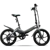 Sachsenrad Vélo pliable électrique F11 Pro MagPuma avec sac de transport, lauréat du prix IF Design, rétroviseur rabattable, pliable, homologué StVZO, vélo électrique 20 pouces