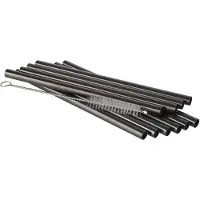 Aps Kit de pailles, Pailles, Noir, Gris