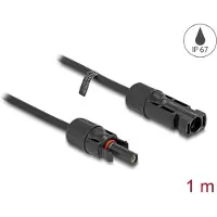 DeLOCK MC4 Câble Solaire 4 mm² Fiche mâle vers Fiche femelle 2 m no