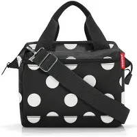 Reisenthel sac à épaule bandoulière Allrounder Cross Bag Dots White noir