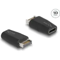 DeLOCK Adapter USB 3.2 Key A vers USB Type-C Bus noir -