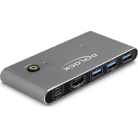 DeLOCK HDMI KVM Switch 8K 60 Hz avec USB 5 Gbps -
