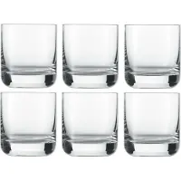 Schott zwiesel Schott 6 Stück Whiskyglas Convention tritan· kristall, Hergestellt in EU· spülmaschinenfest· Whiskyglas, Saftglas, Tumbler, Gin Glas 175531