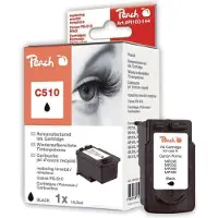 Peach Cartouche jet d'encre Canon PG-510, 420 pages, compatible - noir