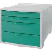 Esselte 2 Large And Small Color Breeze Buc Drawers Gris Enfants