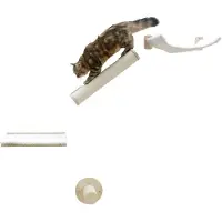 Kerbl Kletterwand Alps (4-teilig, Farbe weiß, max. Belastbarkeit 6 kg) 81609