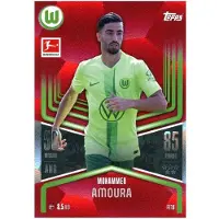 Topps FT18 - Mohammed Amoura - Flex Tech NUMÉROTÉ 5/5 ROT - 2024/2025