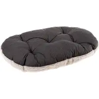 Ferplast Coussin pour Chien et Chat, 78 x 50 cm, Tissu Double Face et Fourrure, Lavable en Machine, Compatible Corbeilles Siesta Deluxe