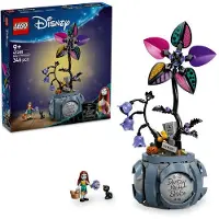 LEGO Disney Classic Le pot de fleurs de Sally 43288, Jouet de construction, 2 personnages Disney, Pot qui s'ouvre