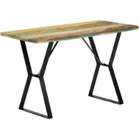 Prolenta Maison Exclusive - Table à manger 120 x 60 x 76 cm en bois massif recyclé