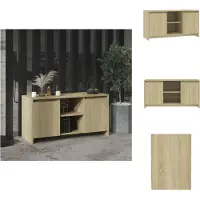 vidaXL Armoire TV Chêne Sonoma 102x37,5x52,5 cm Bois composite - Meuble TV