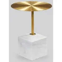 Xl Moebel Gmbh Luxueuse table d'appoint blanche Salon Designer Table basse
