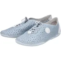 Rieker Chaussures basses à lacets en bleu, taille 40