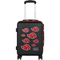 KARACTERMANIA Naruto Clouds Abs 4 Wheel Cabin Suitcase Rouge