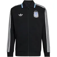 Adidas Veste de survêtement 'Argentina Away Anthem' bleu clair / noir / blanc